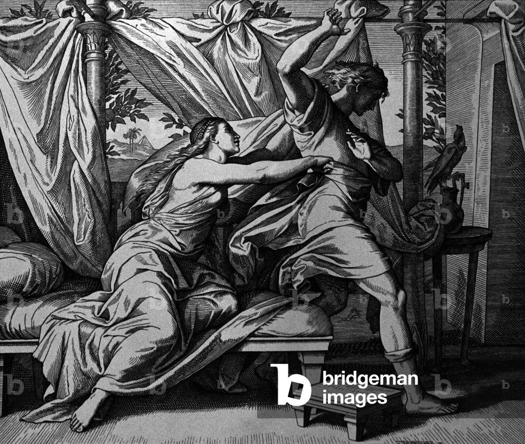 Immagine di Incisione "Joseph" 1860 di Julius Schnorr von Carolsfeld, b/w