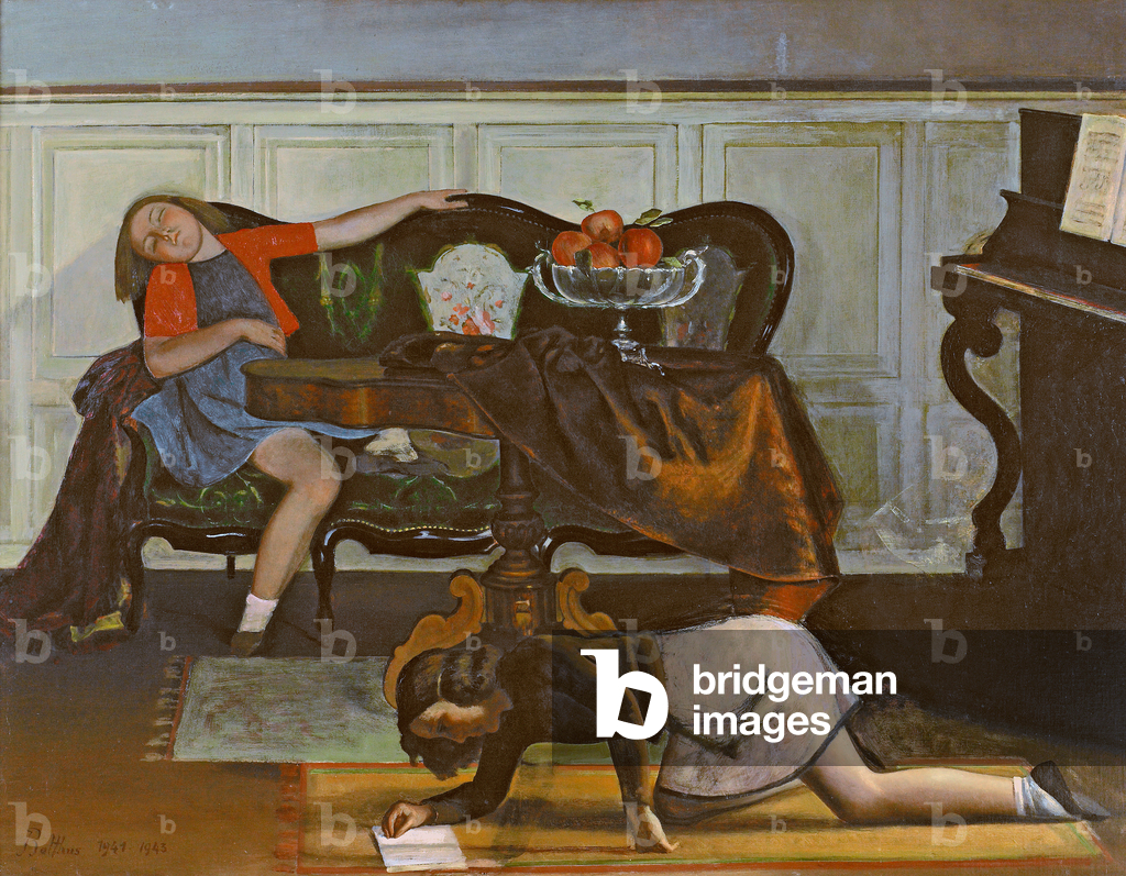 Das Wohnzimmer, 1941-43 (öl auf leinwand)