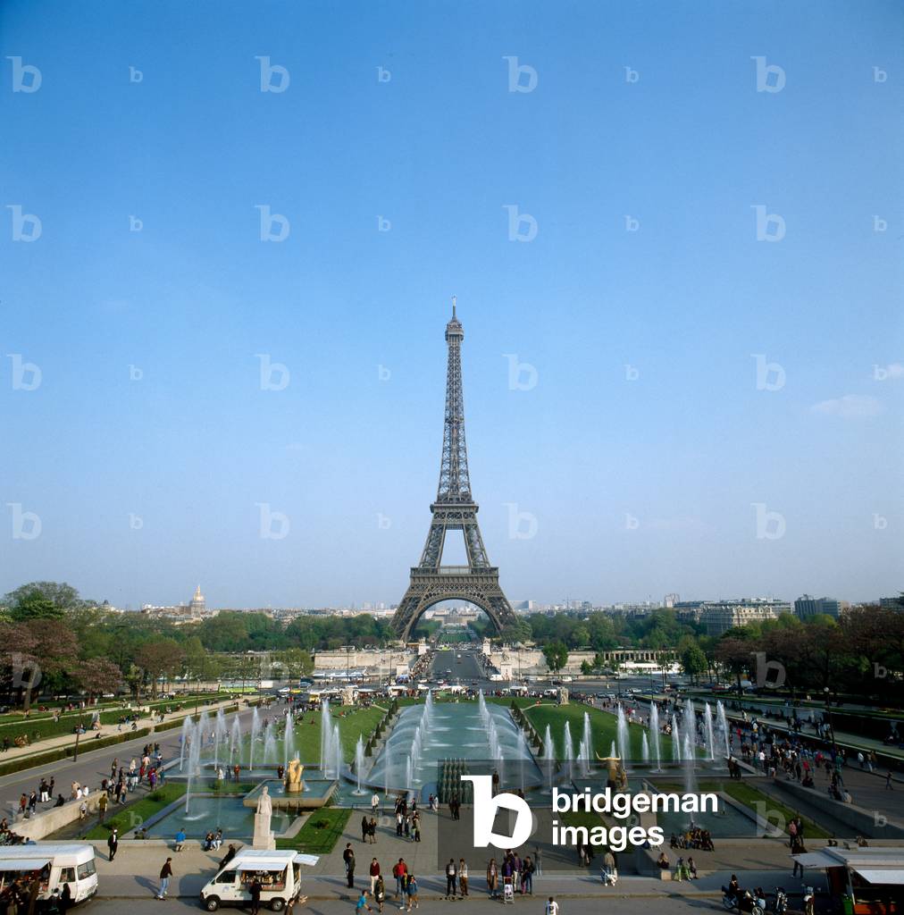 Zeitgenössische Architektur: Eiffelturm, Paris, Frankreich