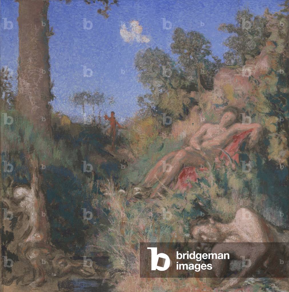 Bathers, c.1903 (pastel & w/c on paperboard)