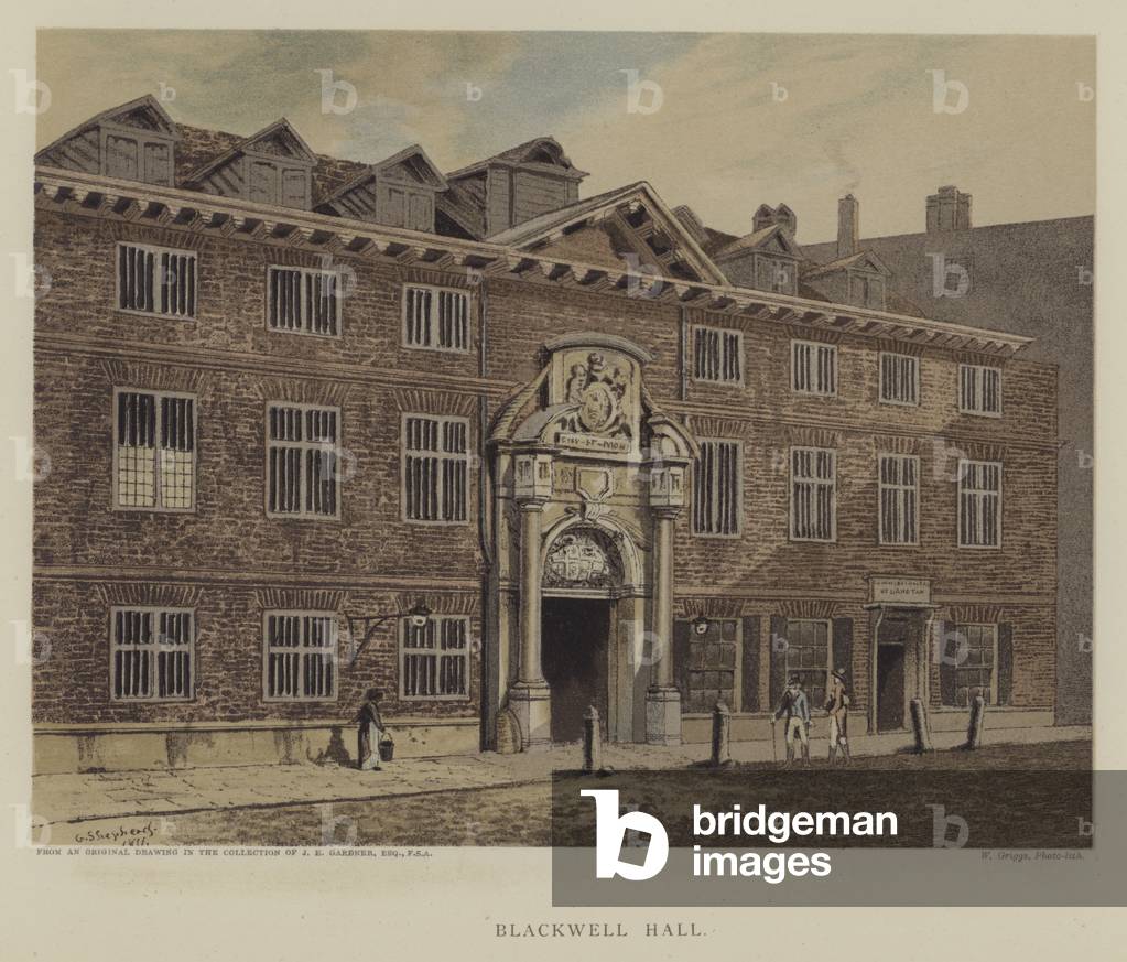 "Blackwell Hall" von George Shepherd, b/w