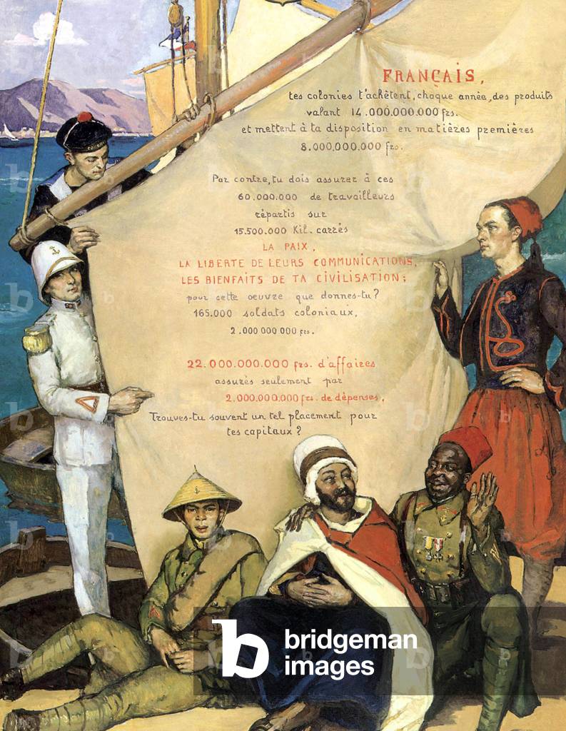 Image of The Beneficial Effects of Colonisation, c.1920 (poster) by ...