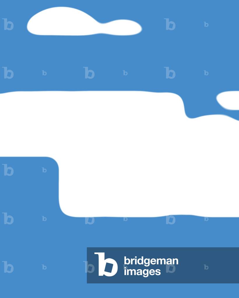 Improvisation mit Blau und Weiß, 2017 (Fotografie)