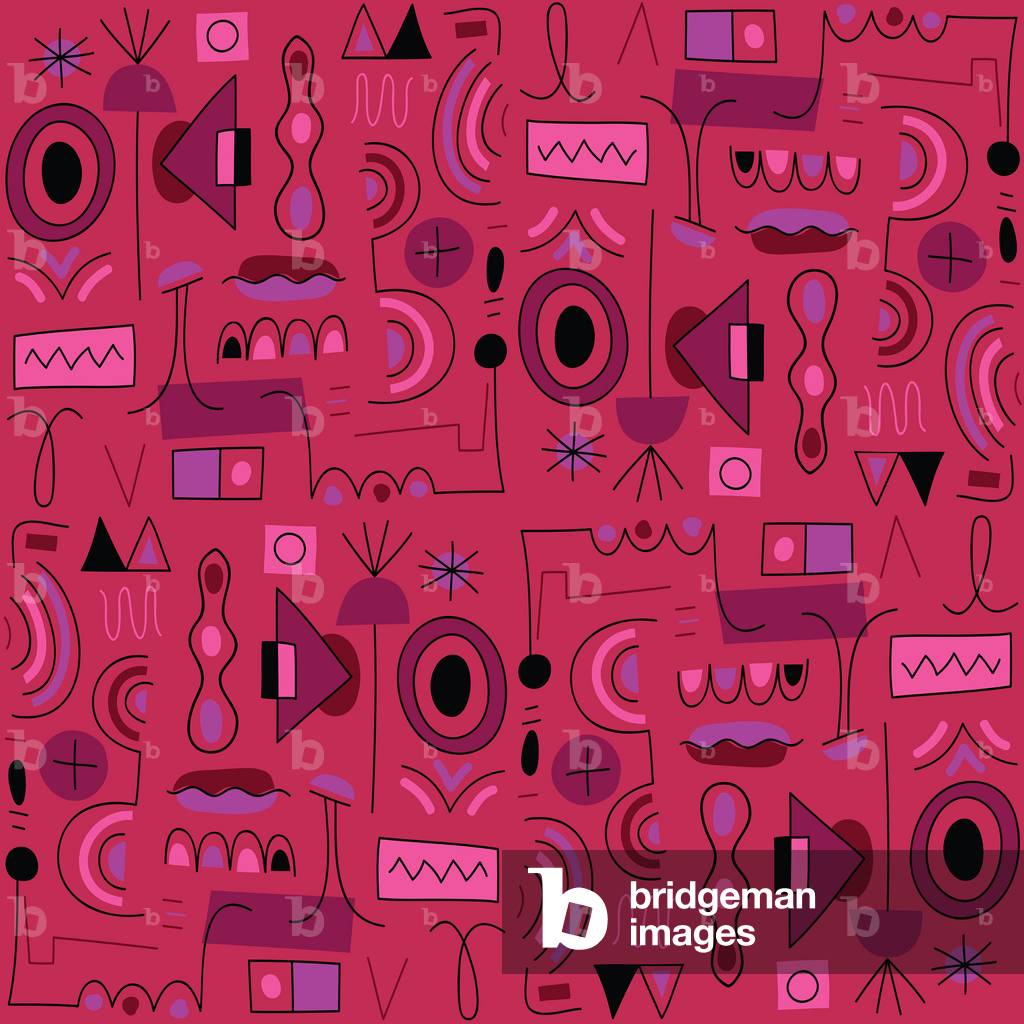 Modello seamless, 2018, grafica vettoriale