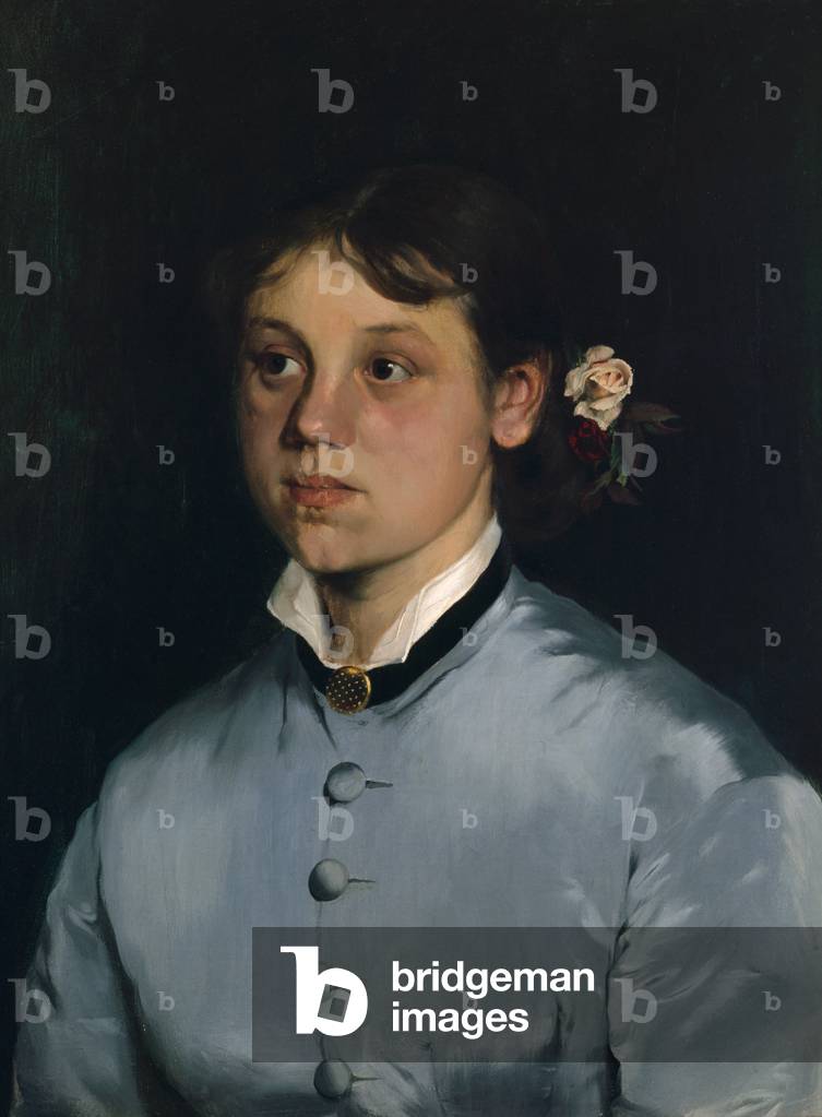 "Ritratto di Maggie Plahte" 1881 di Asta Nørregaard
