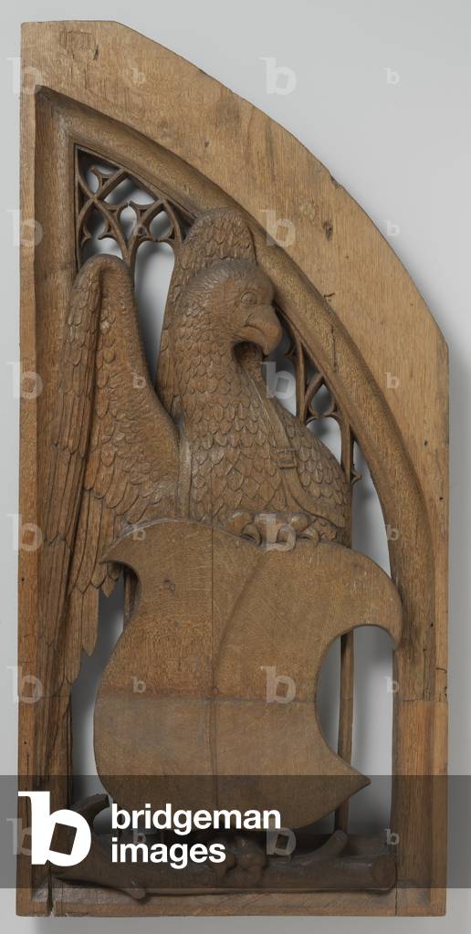 Panel from an organ case, c. 1510-20 (oak with traces of polychromy)