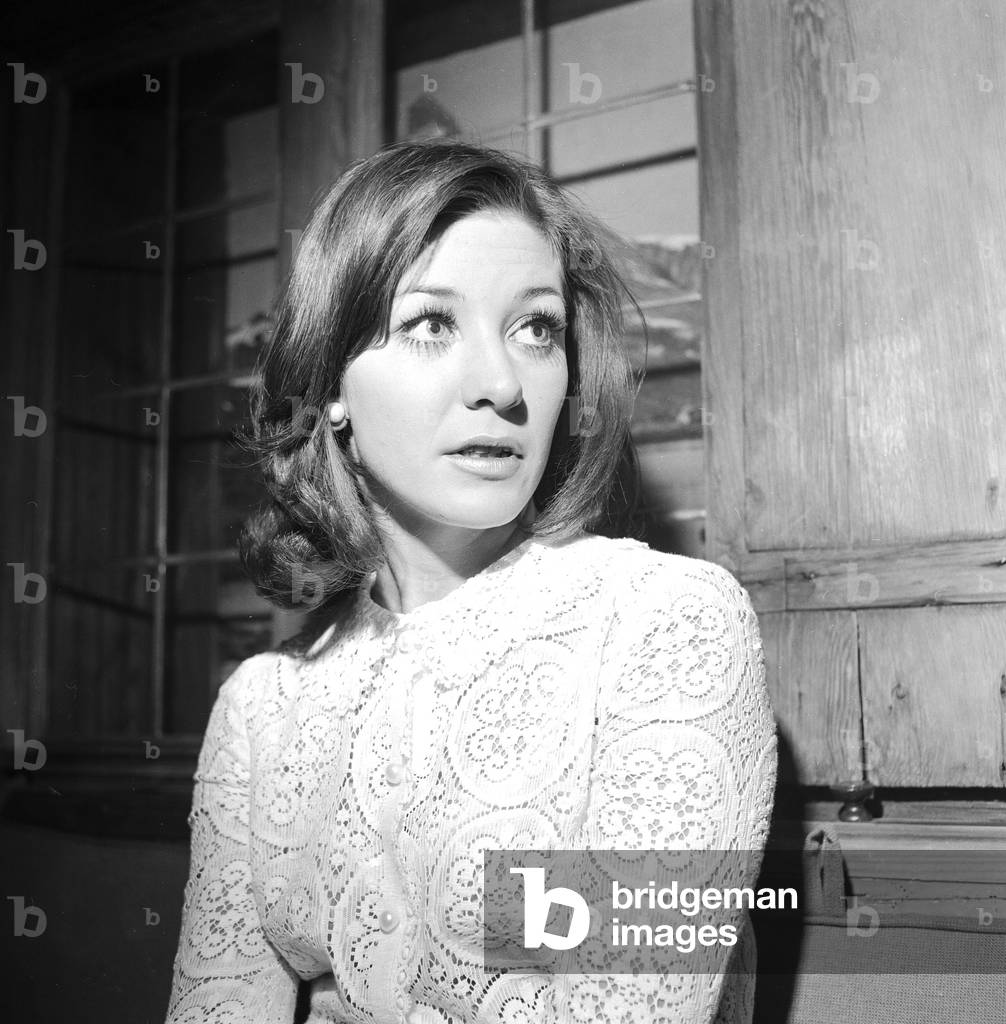"La cantante danese Dorthe Kollo in visita in Germania" 1968