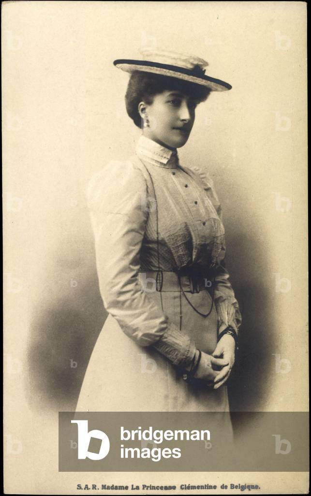 Image de Photographie représentant Ak S.A.R. Madame La Princesse Clémentine de Belgique  (b/w photo) par Germa