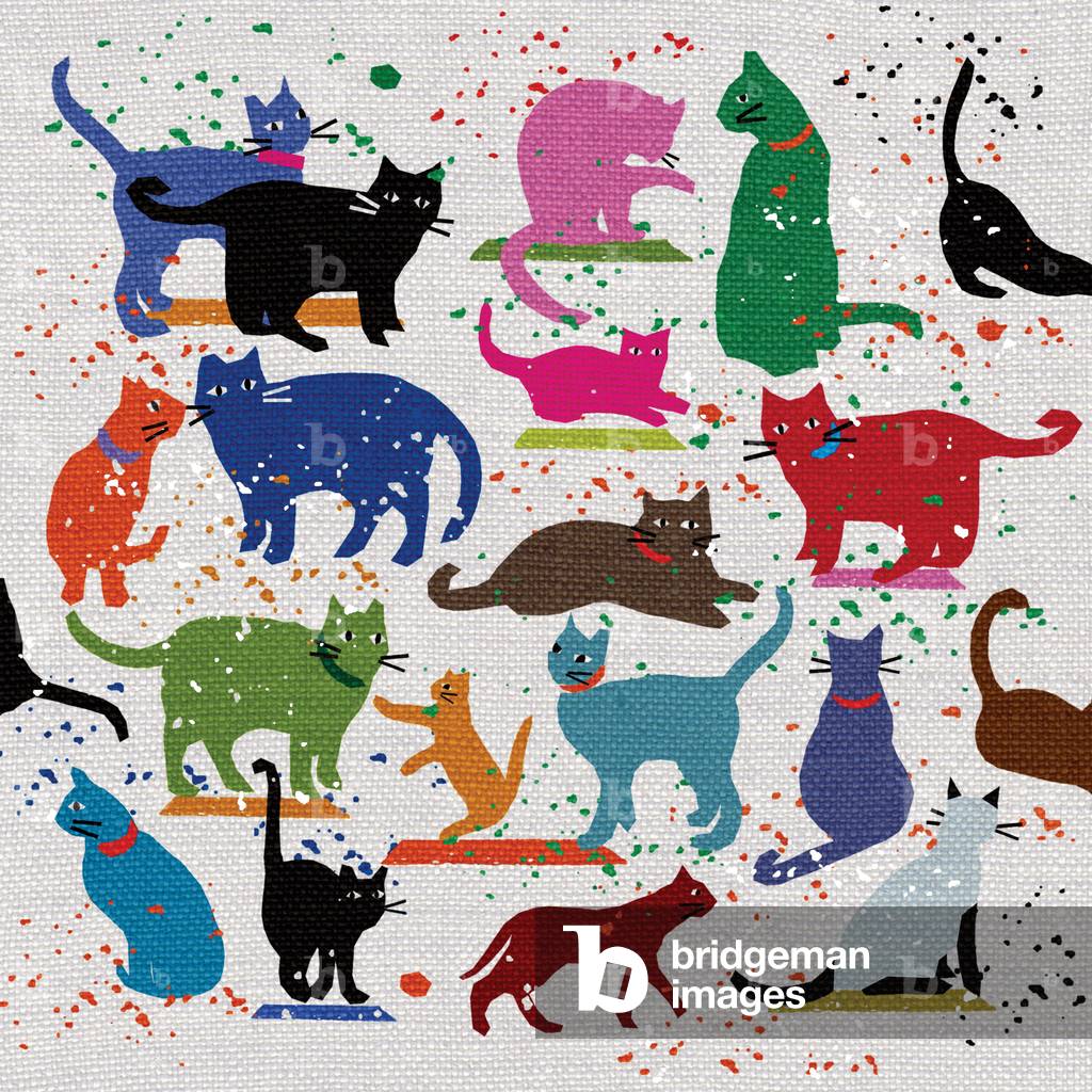 Cat Love, 2022 (gemischte Medien)