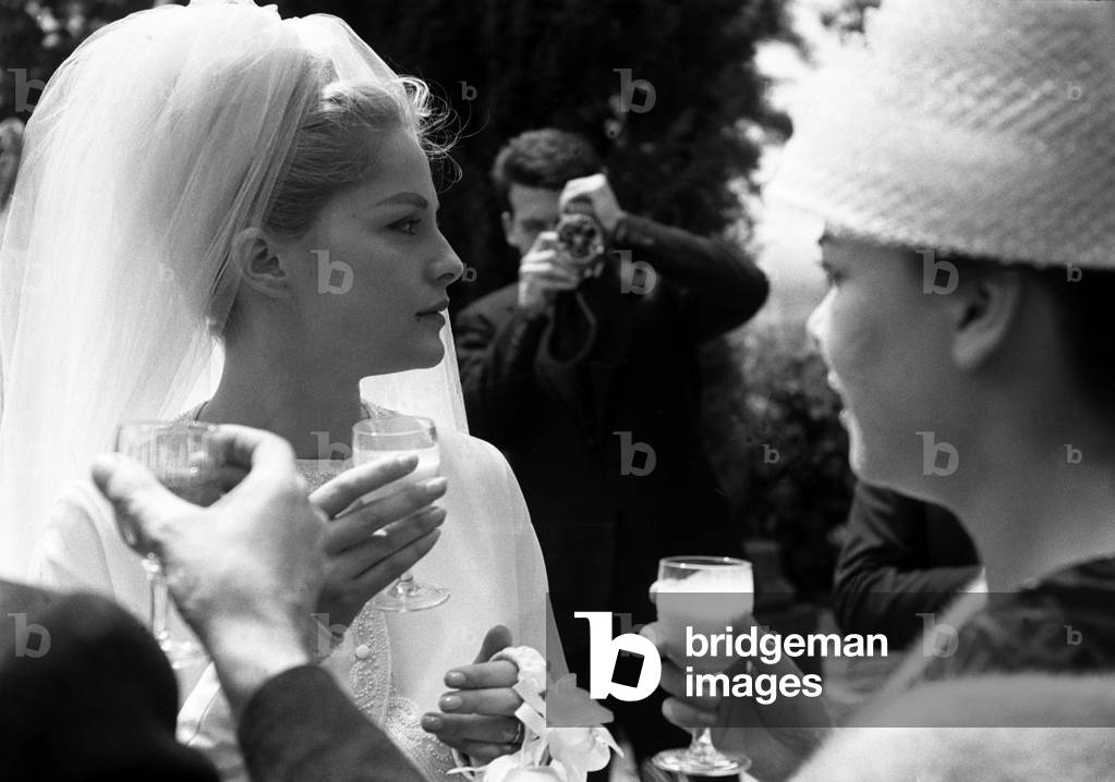 Image of Rome, Italy, 1960, The actress Virna Lisi in the wedding by  Garolla, Federico