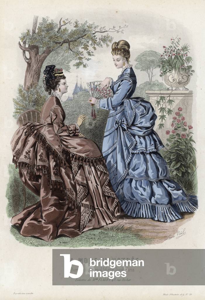 Image de Gravure représentant Plaque de mode française 1801 par French School