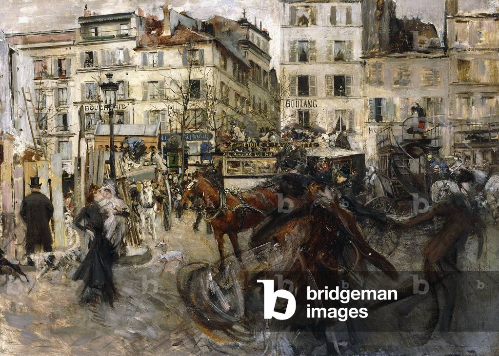 La Place Pigalle, 1874 (olio su tavola)