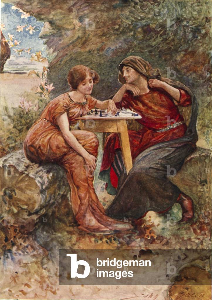 "Ferdinando e Miranda (colore lito)" di John Henry Frederick Bacon