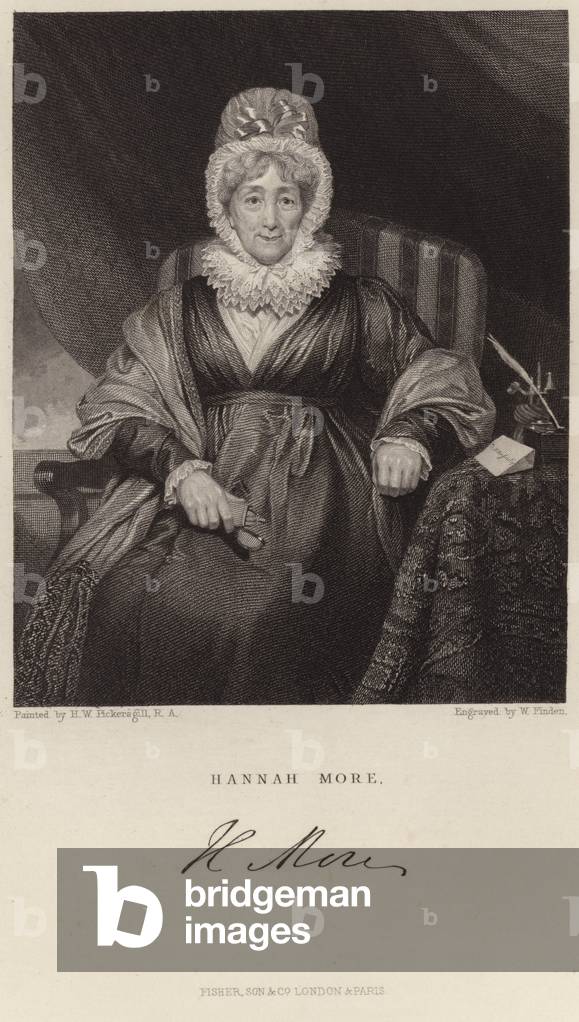 "Porträt von Hannah More (gravieren)" von Henry William Pickersgill