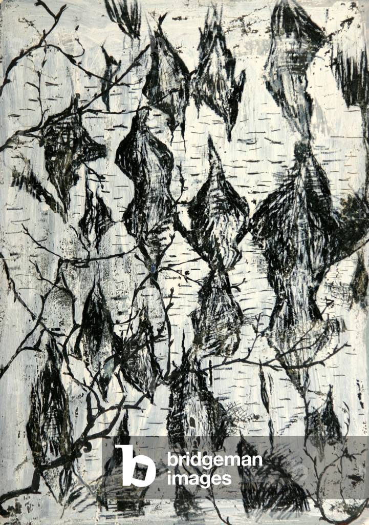 Image de Dessin représentant Leaves and Twigs 1971 par Nina Shirokova