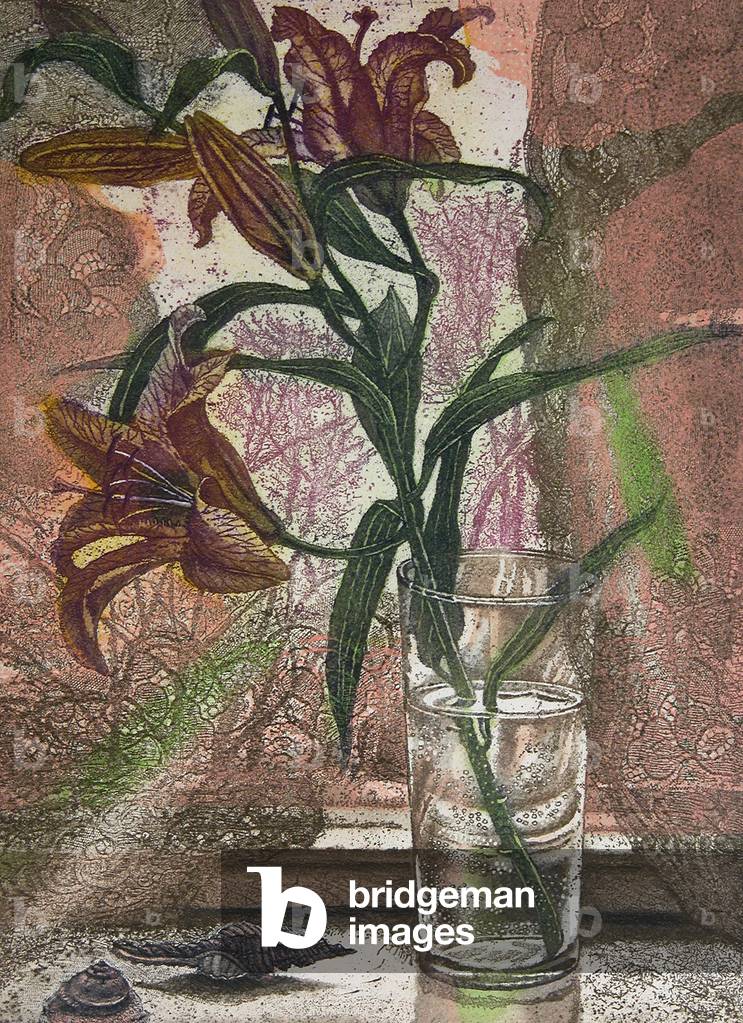 Lily, 2007 (etching)