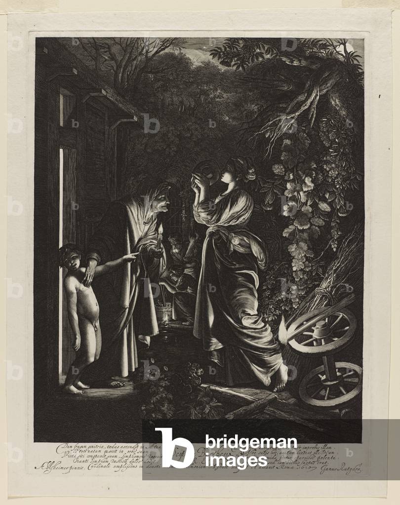 La beffa di Cerere (Cerere cerca sua figlia), 1610 (incisione con inchiostro nero su carta vergata)