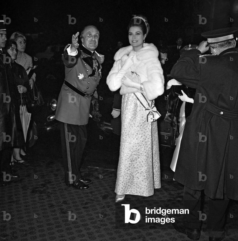 Image of Photography depicting Grace de Monaco 1967 by Giovanni Coruzzi, b/w