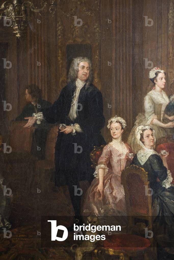 Bild von Gemälde "Familie Wollaston" 1730 von William Hogarth