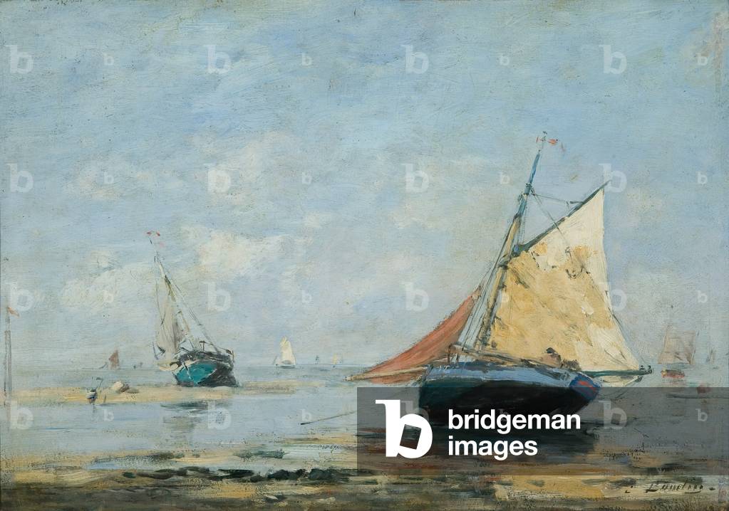 Environs de Trouville (oil on panel)
