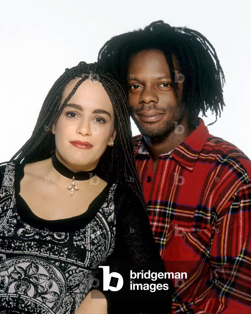 Image of Ice MC (with singer), 1994 (photo)