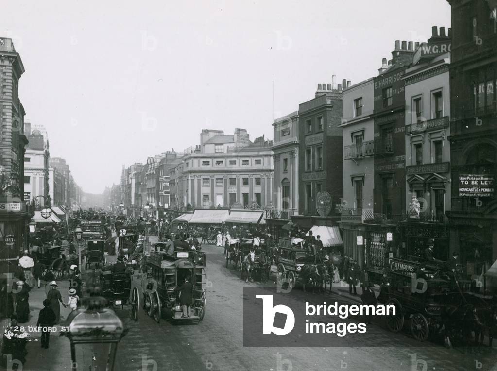 "Oxford Street" 1801 di English Photographer