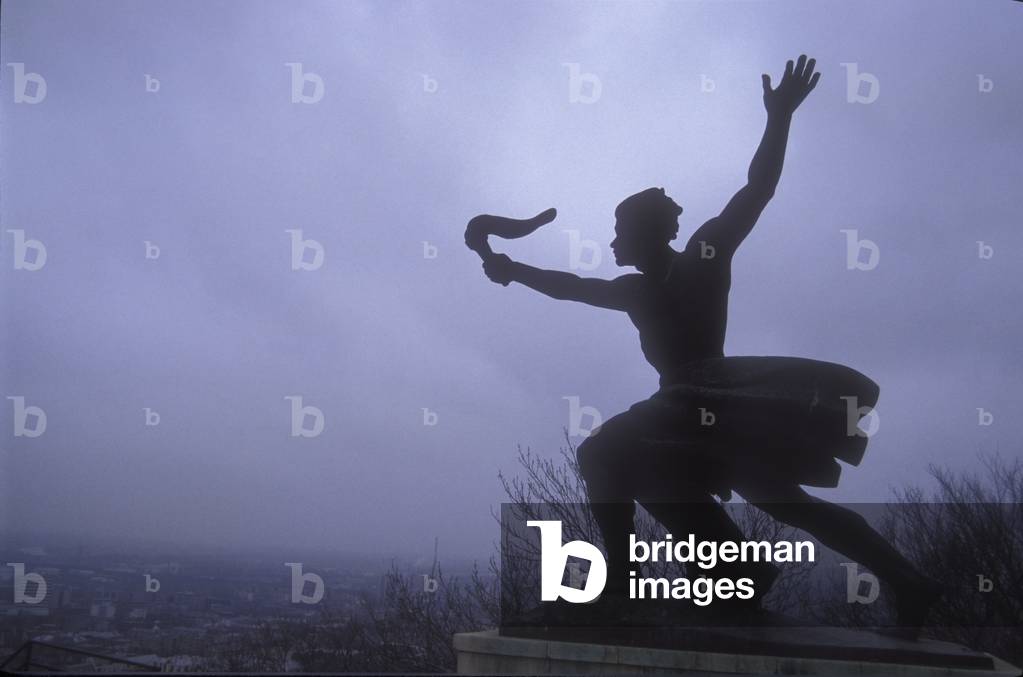 Immagine di Fotografia "Budapest Cittadella" 1989 di Marcello Mencarini, b/w