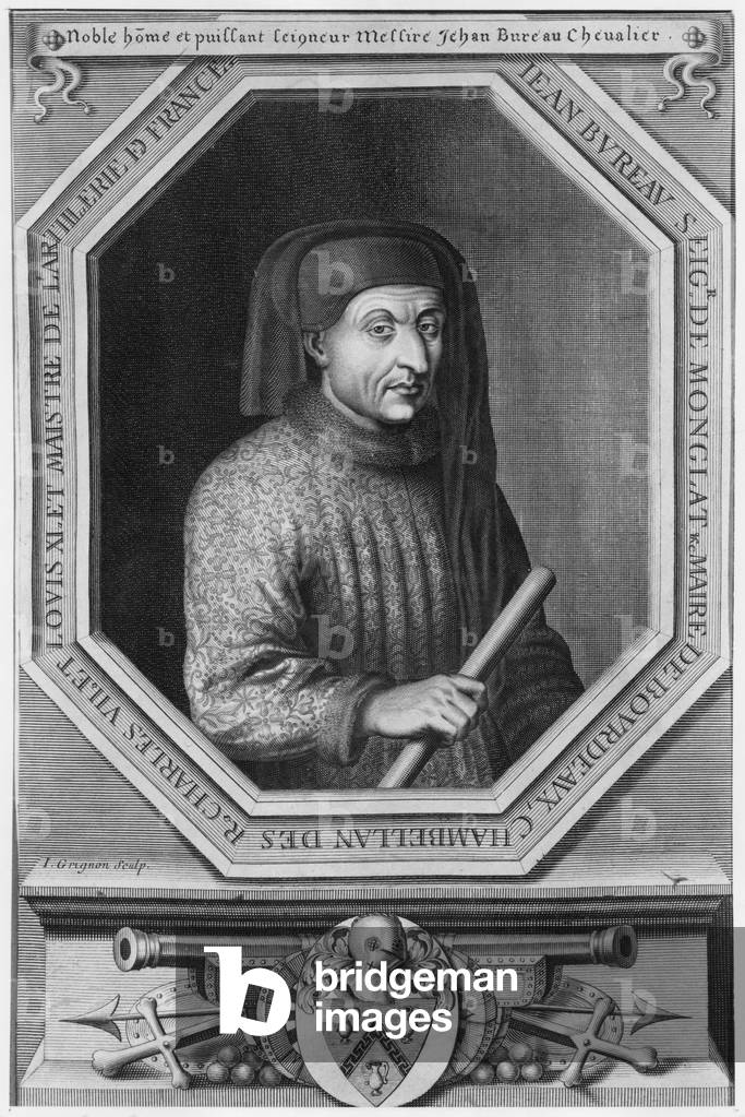 "Ritratto di Jean Ufficio" di Jacques the Elder Grignon, b/w
