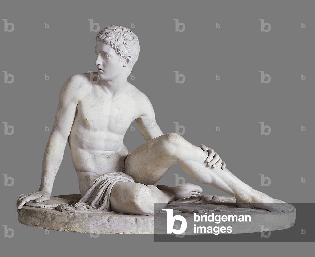 Resting Discobolus, 1820 par Mathieu Kessels