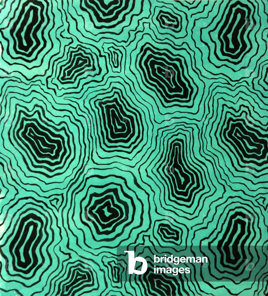 Textile Design, 1957 (tempera su carta)