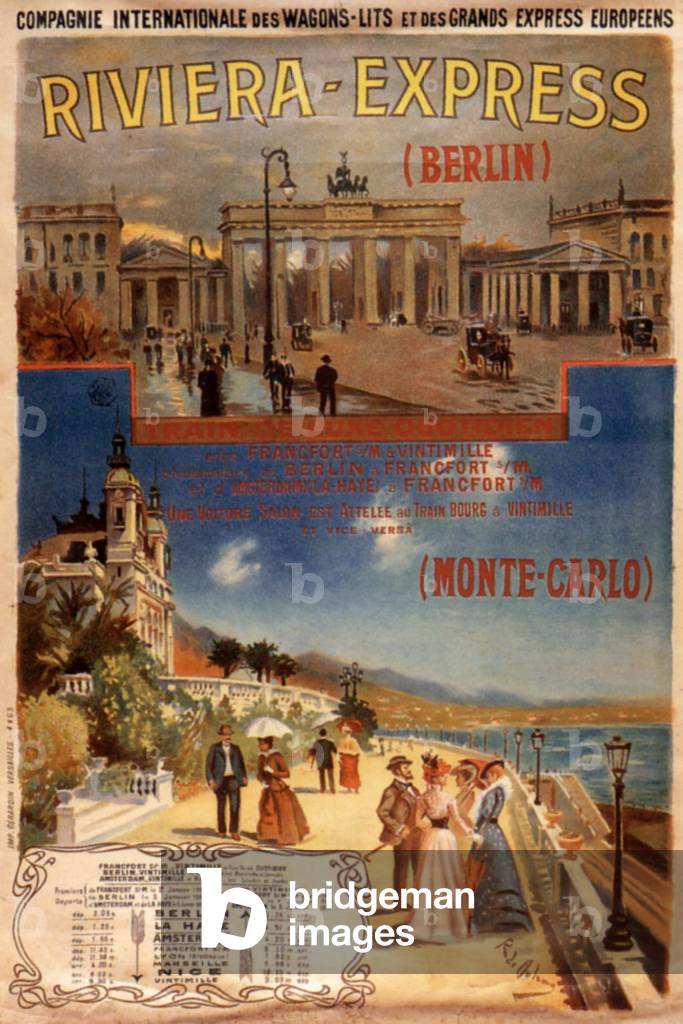 Image of Print depicting Montecarlo Monte-Carlo Monte Carlo Monaco Poster 1900