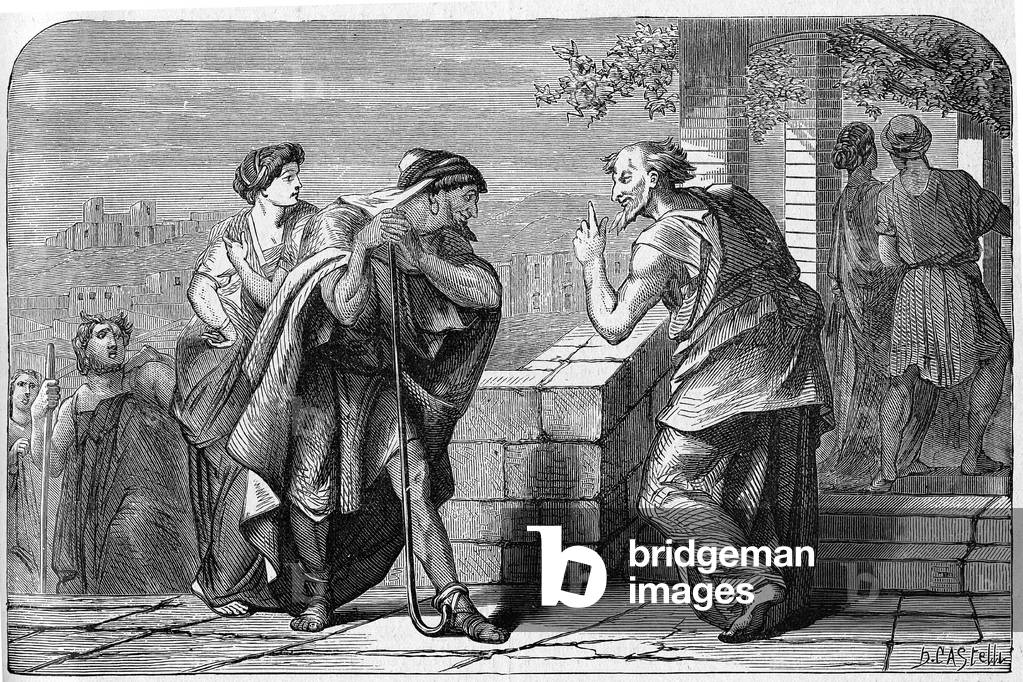 Religione La Sacra Bibbia. Le parole di un pettegolo vengono ingoiate avidamente e scendono nell'intimo della 