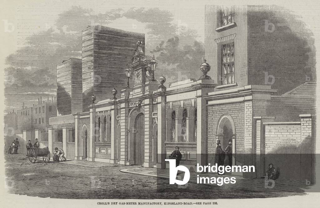 "Croll Dry Gas-Meter Manufactory" 1859 di English School