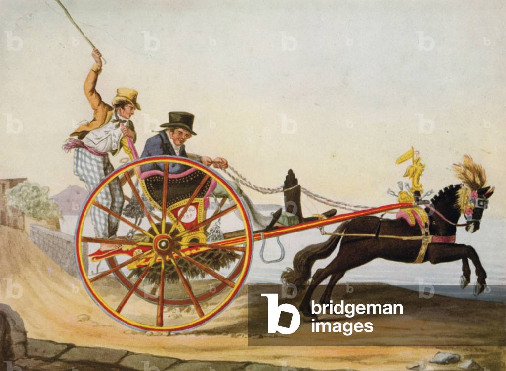 Neapolitanisches Carretto (Farbe Litho)