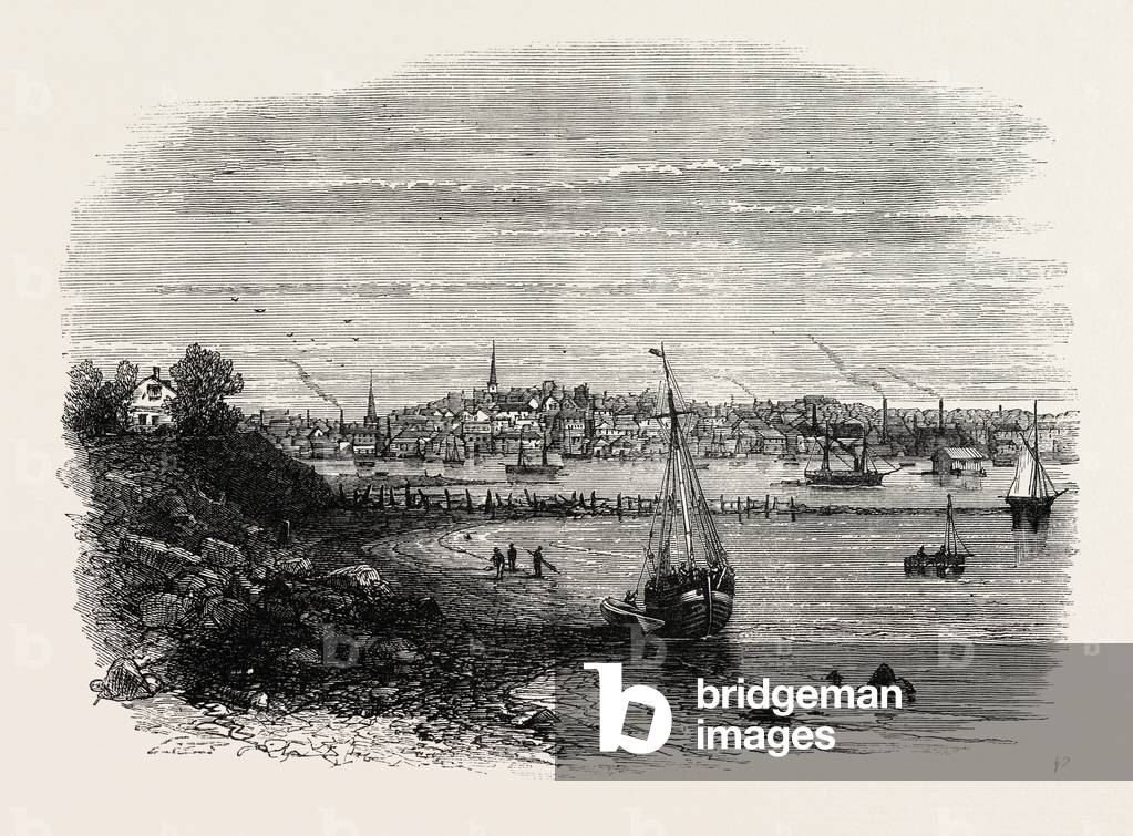 Bild von Gravur "Providence" 1870 von American School