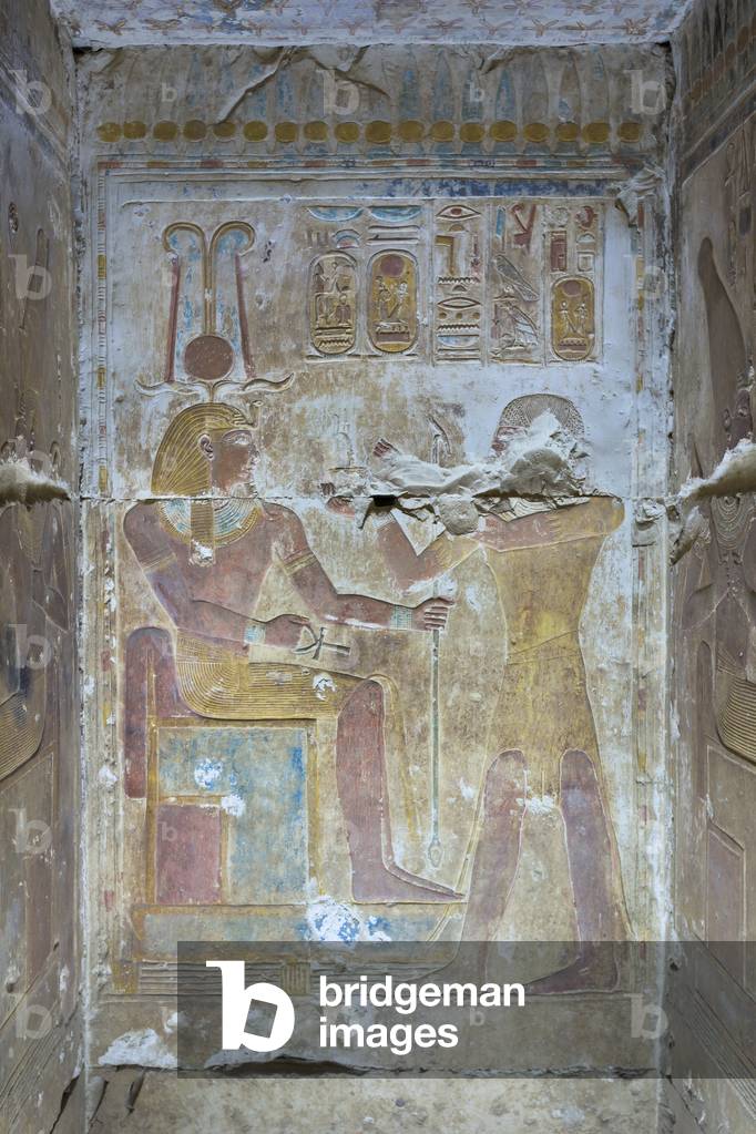 "Rilievo colorato" di Egyptian 19th Dynasty