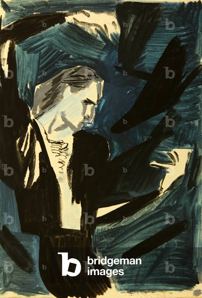 Vladimir Sekh Dancing Paganini, 1972 (matita su carta)