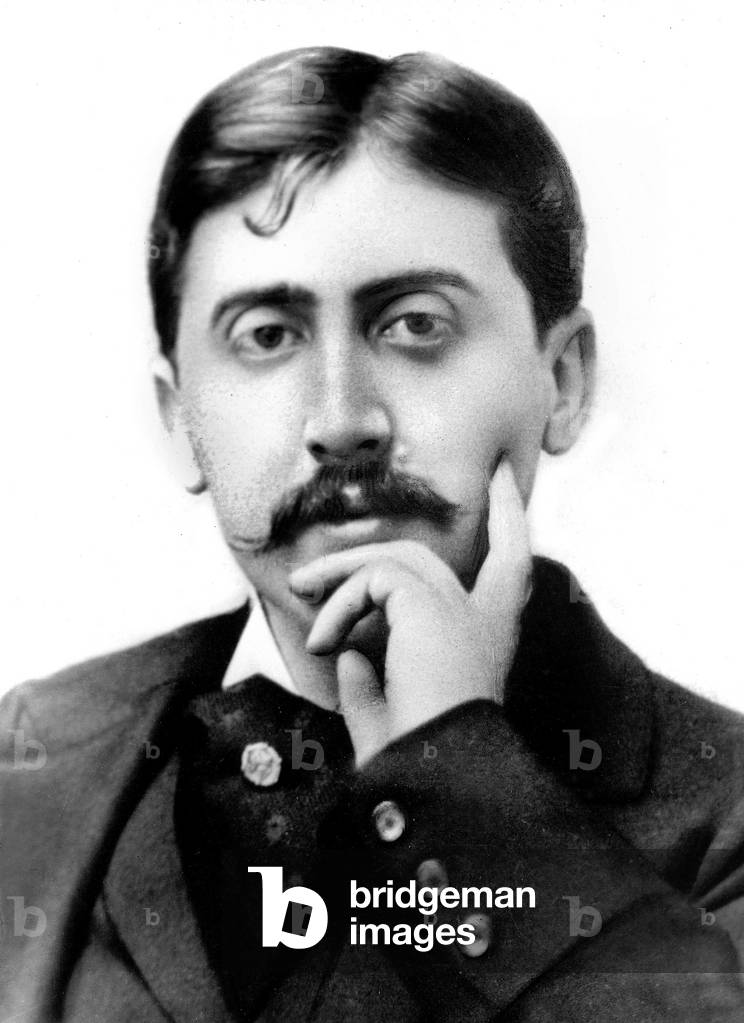 Marcel Proust, 1900 (b/w photo)