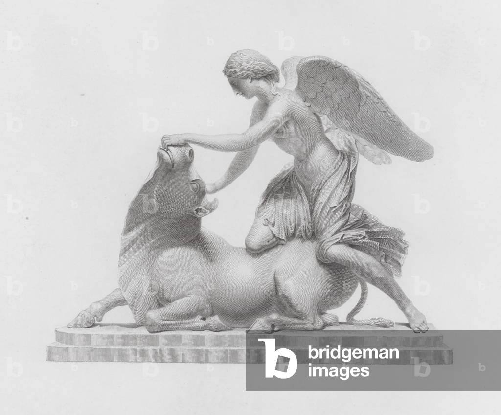 "Vittoria sacrificando un toro" 1801 di Henry Corbould