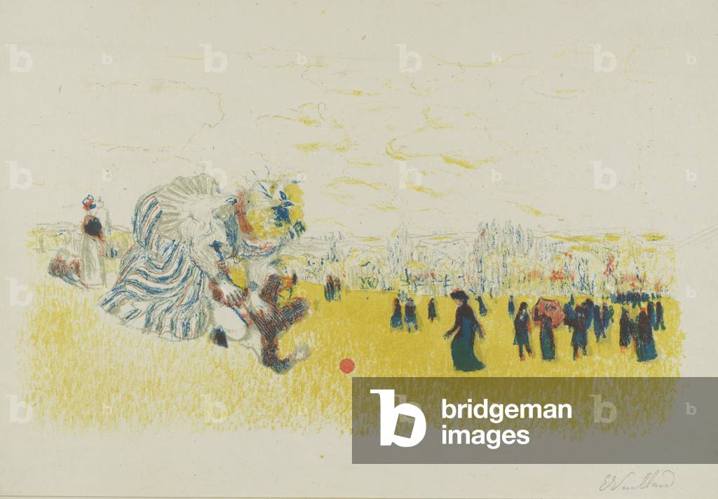 Immagine di Stampa "Giochi per bambini" 1897 di Edouard Vuillard