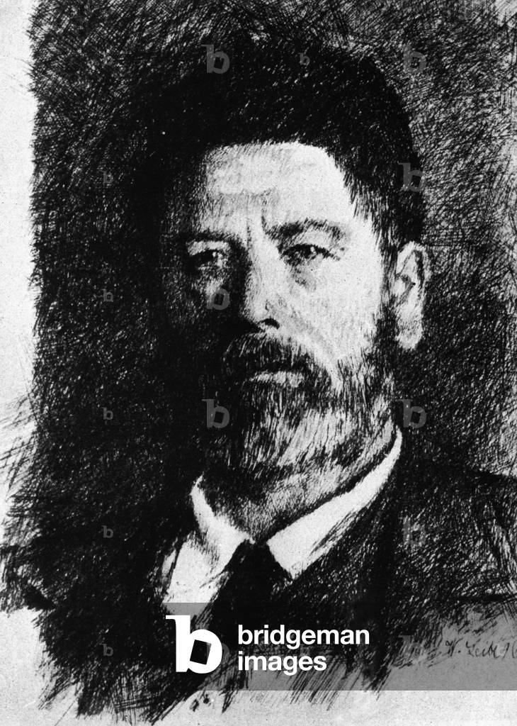 Selbstporträt, 1896 (Litho)