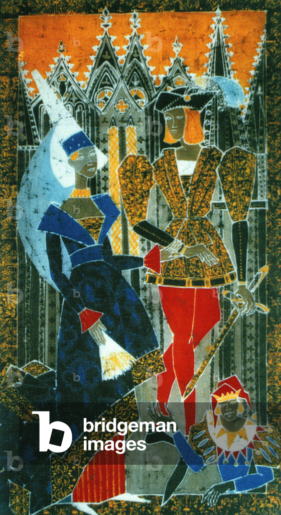 Fiaba francese, 1990 (batik)