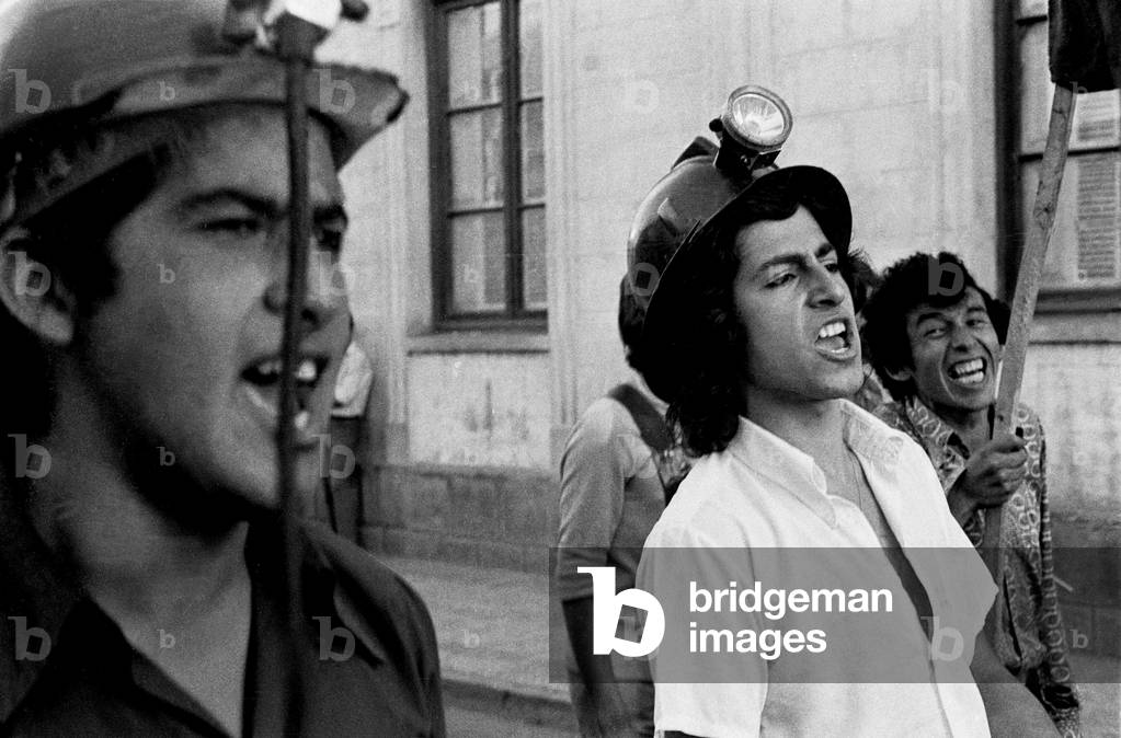 Kundgebung der Volksunion, Parlamentswahlen, Santiago, Chile, 1973 (Foto)