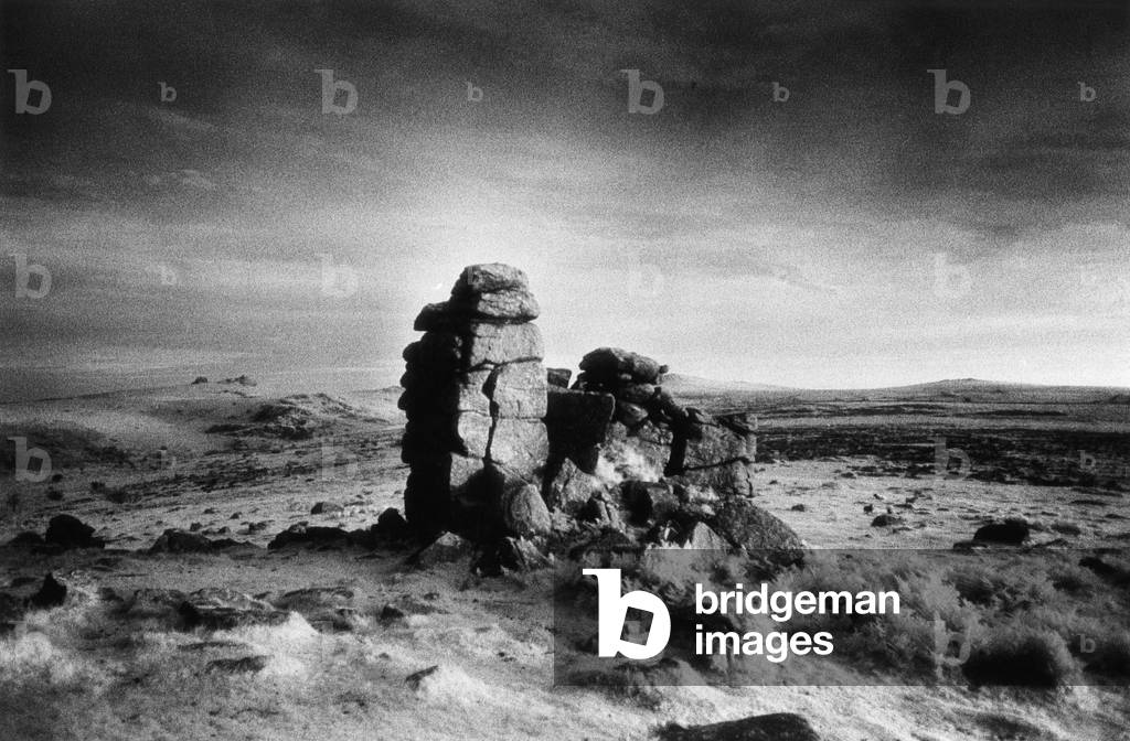 Paesaggio, Perthshire, Scozia (foto b/n)