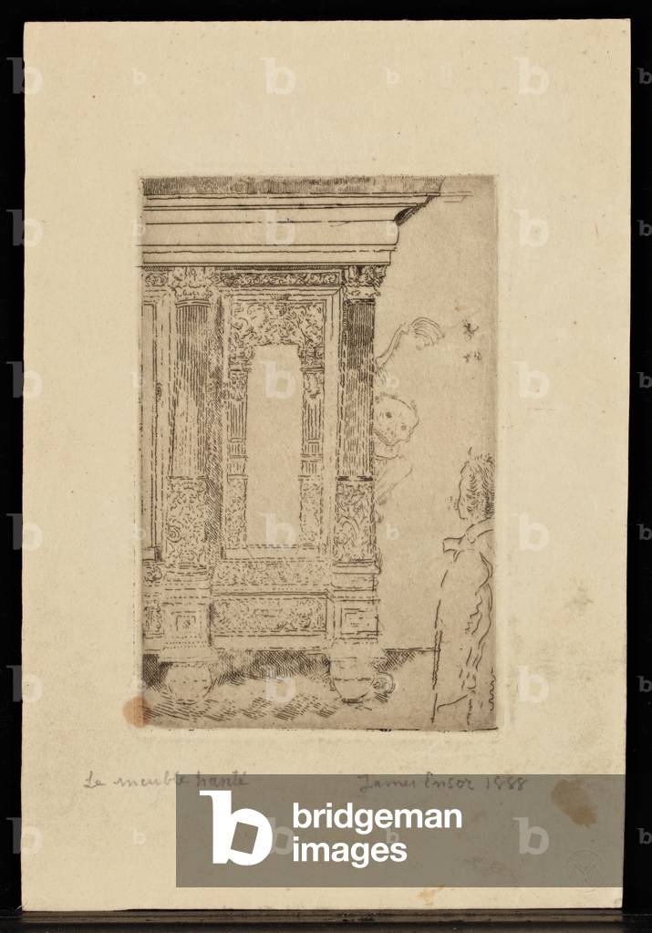 The Haunted Furniture, 1888 (etching)
