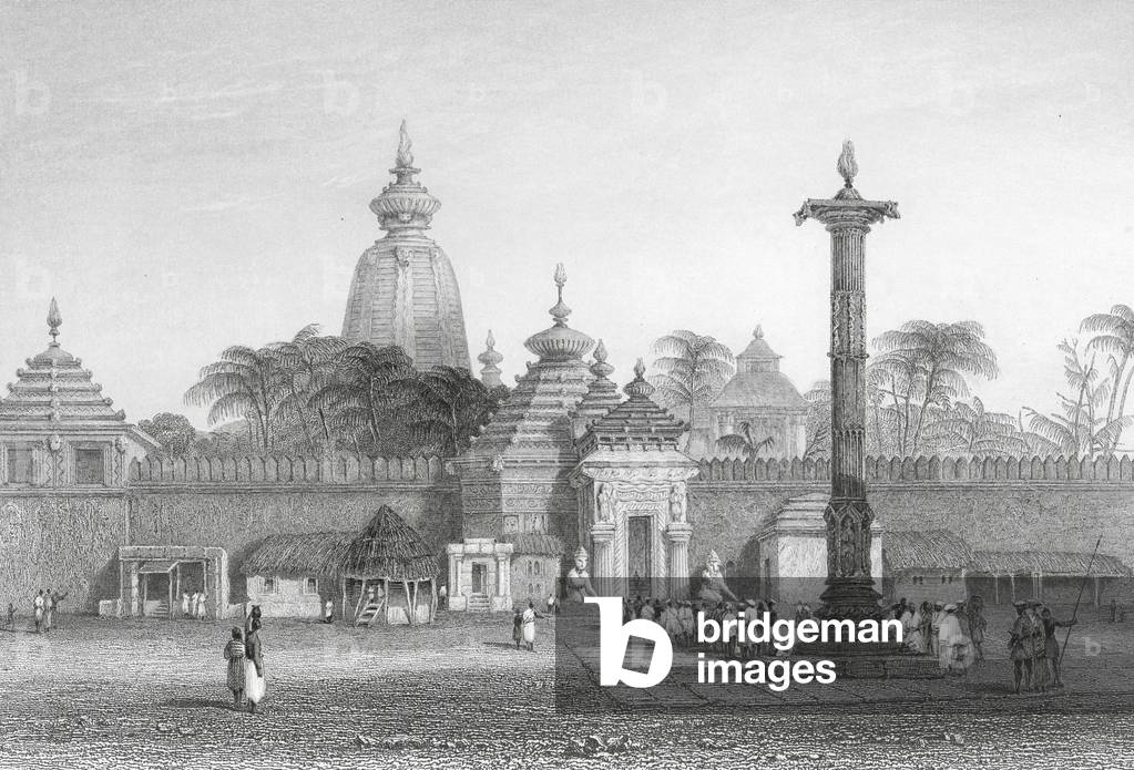 Bild von Gravur "Juggernaut-Tempel (Gravur)" von Alfred Gomersal Vickers