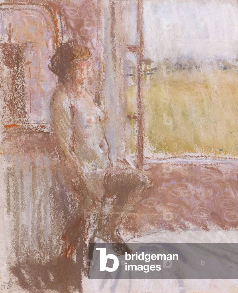 il aperto finestra, san felix, 1986 (pastello)