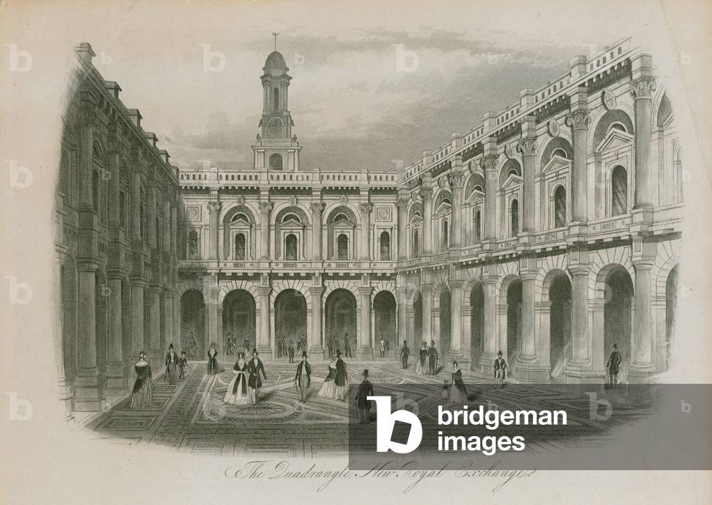 Quadrangle del Royal Exchange, Londra (incisione)
