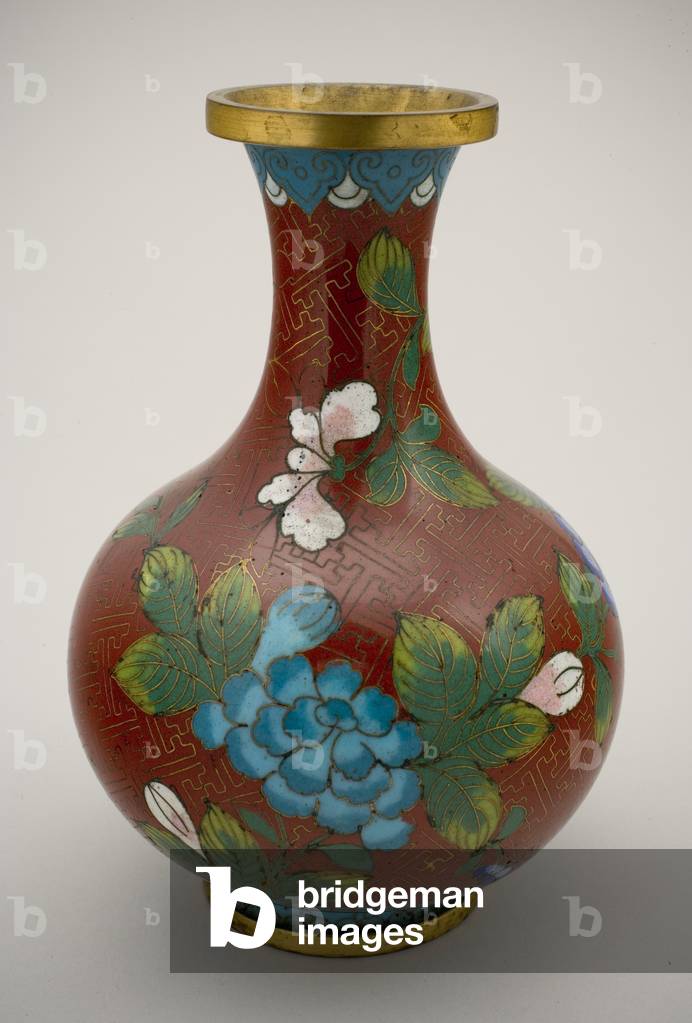Vase (cloisonne) 20th by Chinese Artist