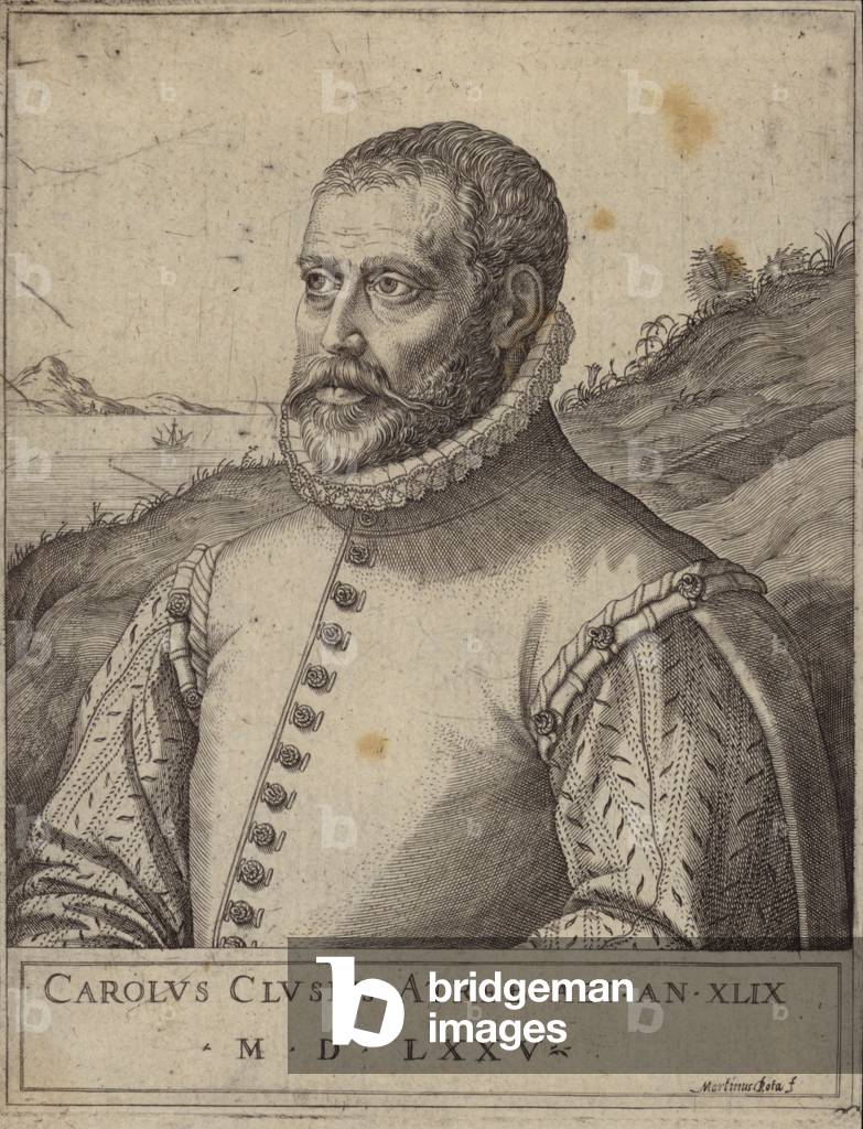 Ritratto di Carolo Clusio (incisione)